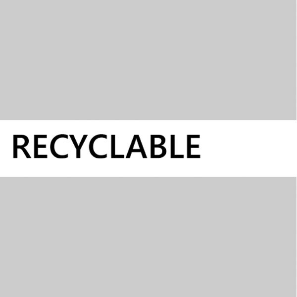 Recycelbar (schwarz)